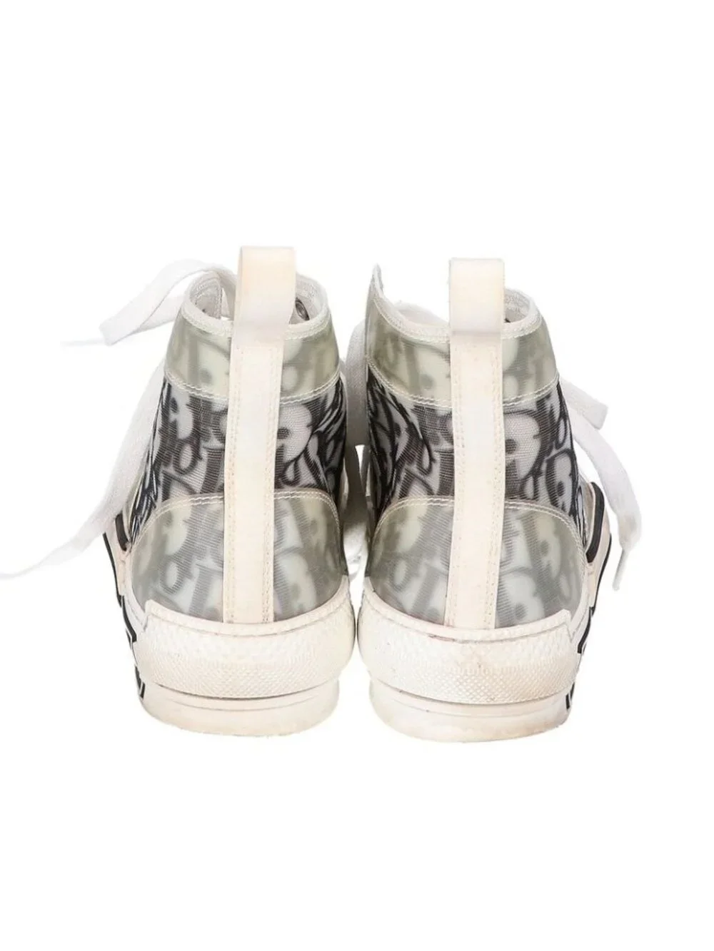 Dior Oblique High Top Sneakers 37 - Picture 3 of 9